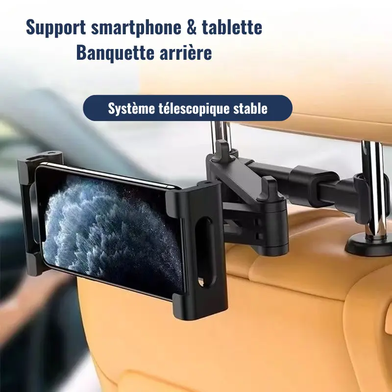 Console Multimédia Auto - Support Siège Arrière - Image 2