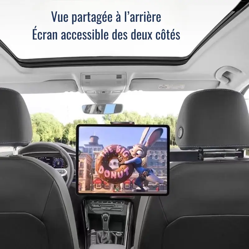 Console Multimédia Auto - Support Siège Arrière - Image 4